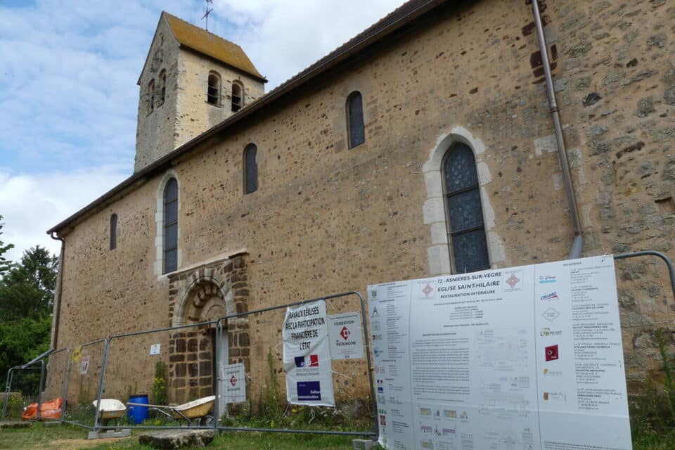 , Une crypte découverte dans l’église d’Asnières-sur-Vègre